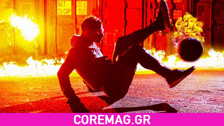 Video: Epic Fireball Football